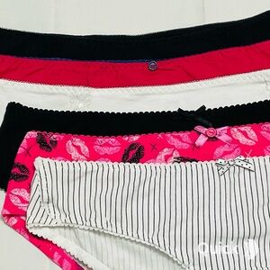 M - New 6 pcs Next Cotton Low-Rise Panties